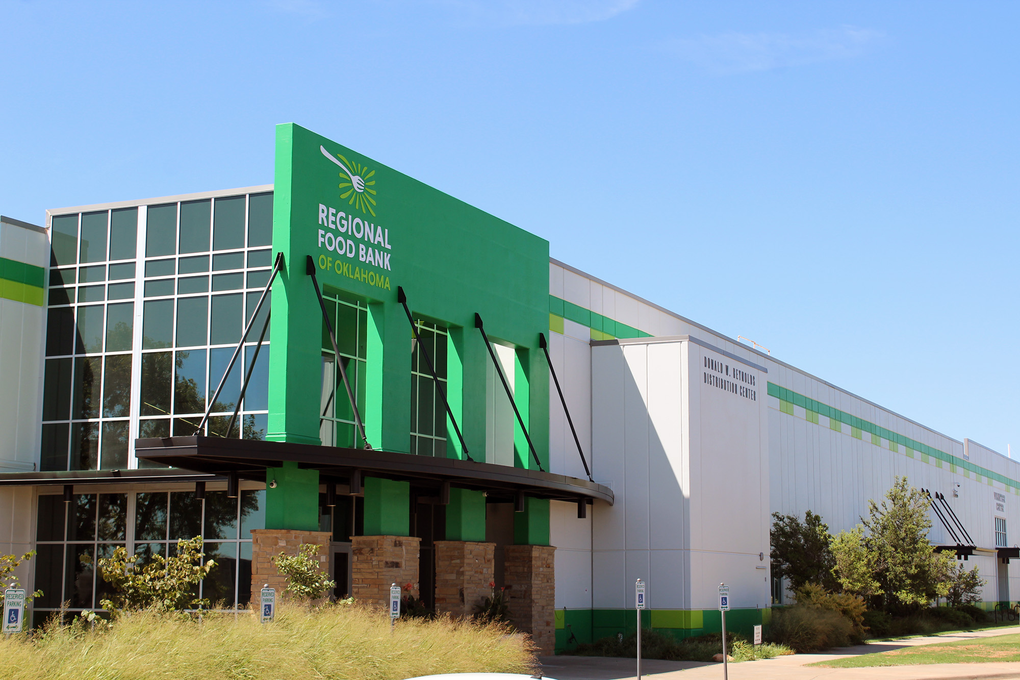 Regional Food Bank of Oklahoma Building Front Side