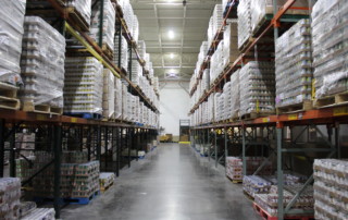 A photo showing the Regional Food Bank of Oklahoma's warehouse.