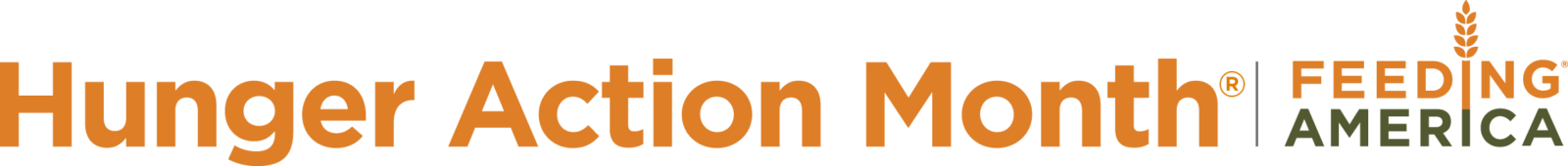 Hunger Action Month Logo as a Banner