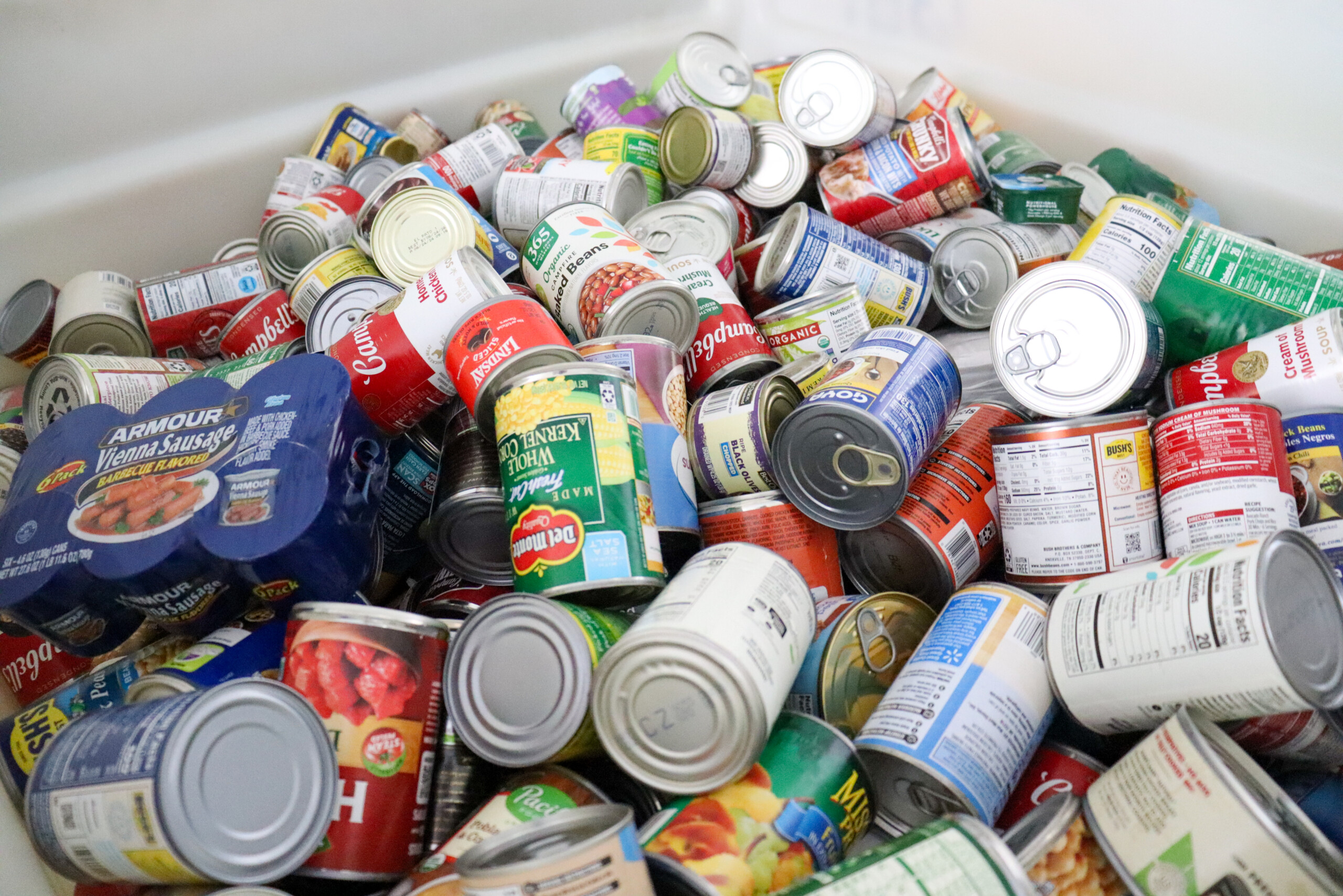 Food Drive Cans