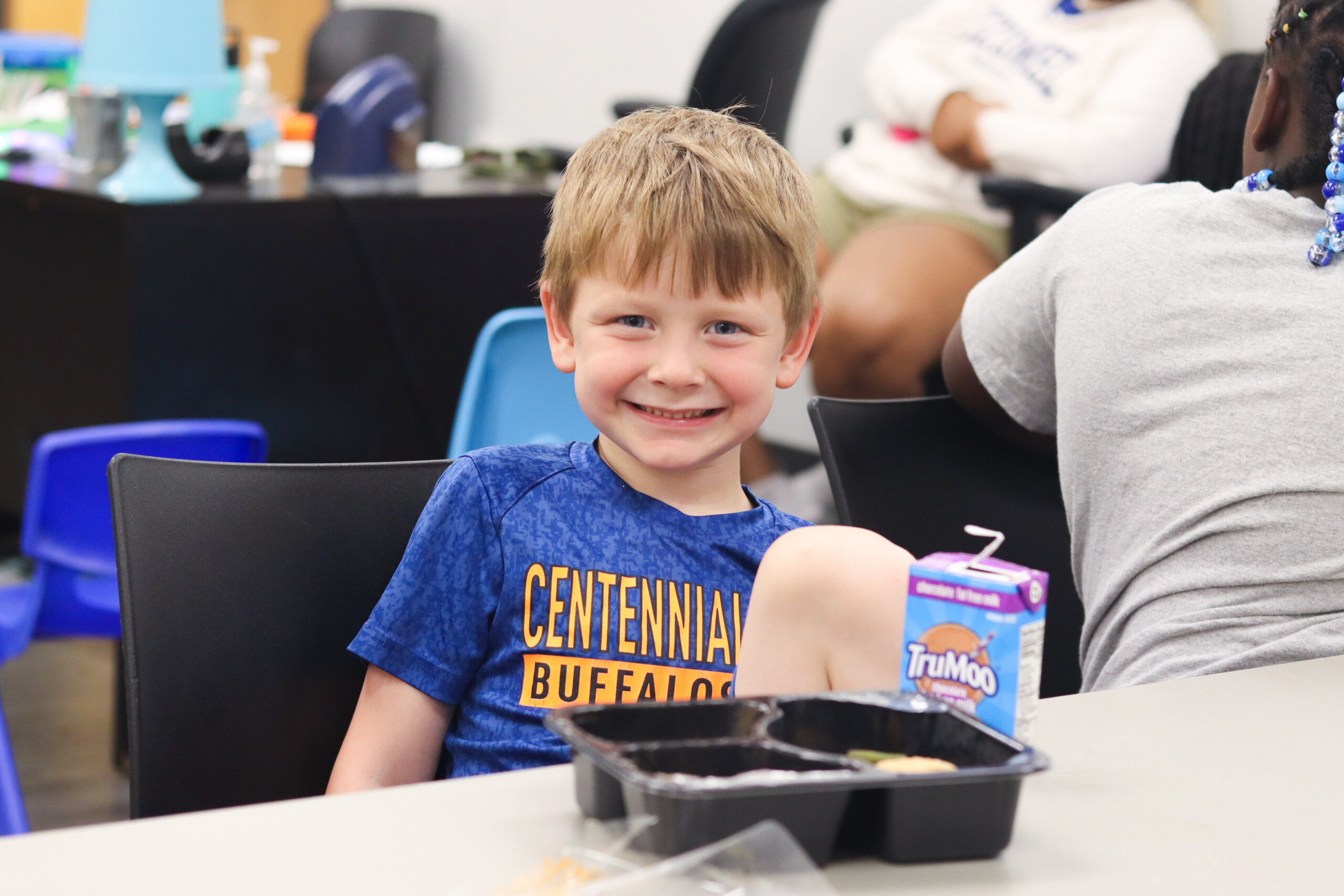 Child Eating Summer Meal