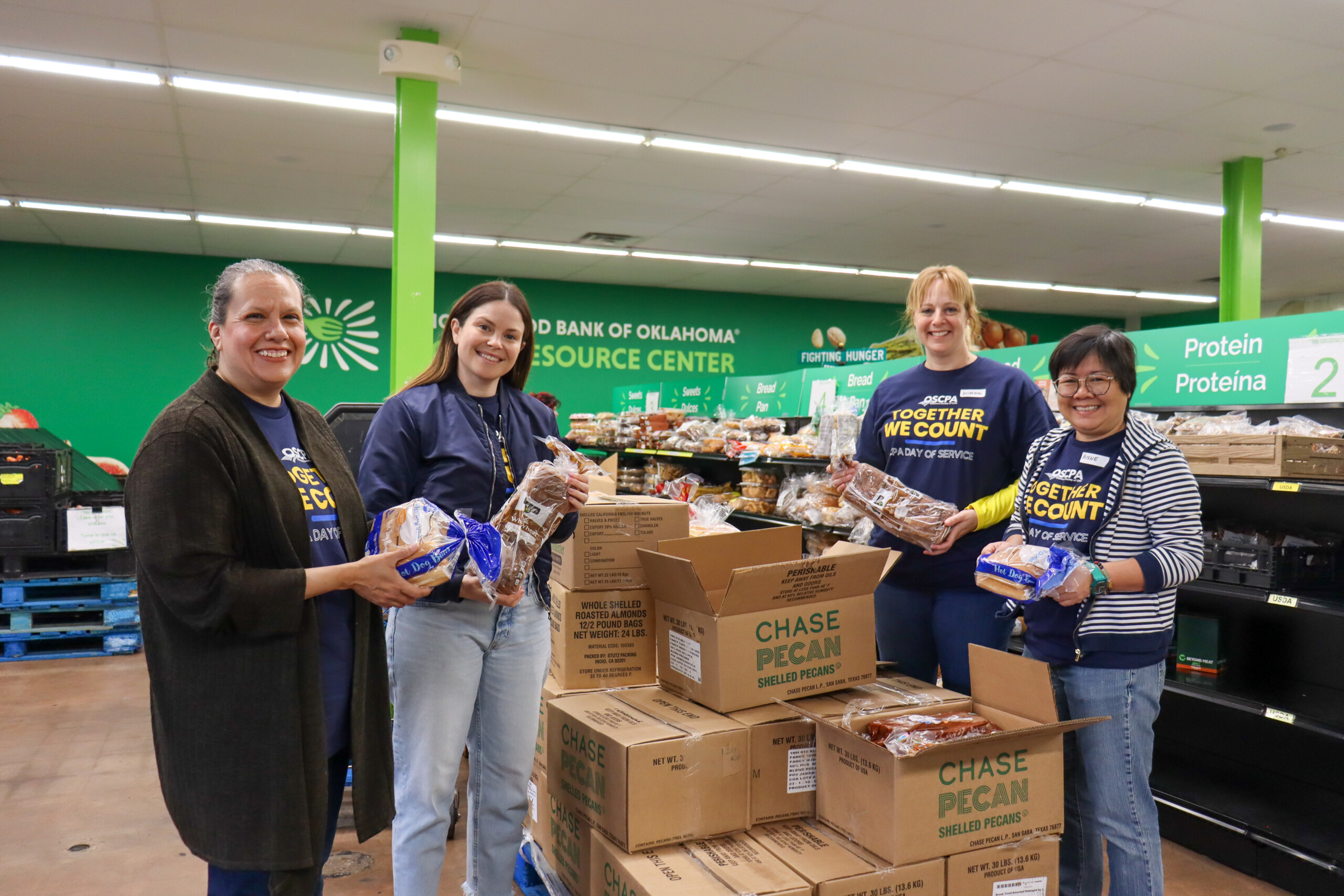 Volunteers at the Regional Food Bank FRC from OSCPA Volunteers at the Regional Food Bank FRC from OSCPA